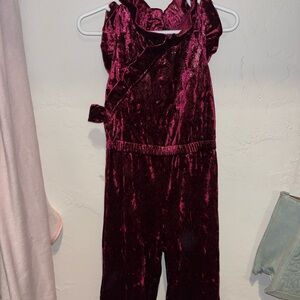 Velvet Burgundy Kids Bodysuit